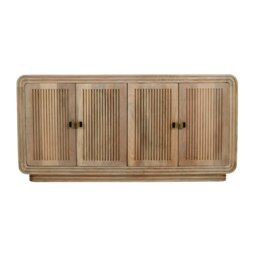Rayne Mango Wood 4 Doors Large Sideboard Brown