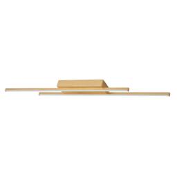Designer Brushed Gold Metal Kitchen LED 89cm Ceiling Light Fitting