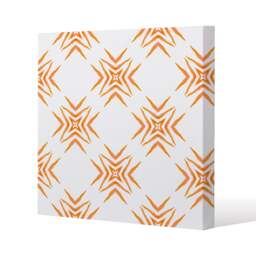 Orange ravishing boho chic (Canvas Print) / 90 x 90 x 4cm Multi