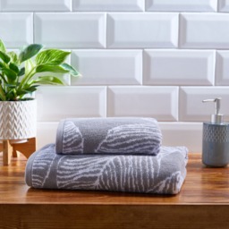 Fusion Matteo Bath Sheet Grey