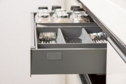 FittingsCo, Twin Pro, Deep Pan Soft Close Drawer Box Anthracite, 900W, 450D, 238H (mm)