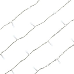 ValueLights 240 Cool White Bubble String Christmas Lights Black