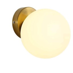 Modern Wall Light Gold Wall Lamp Indoor Ball Lamp Shade GU10