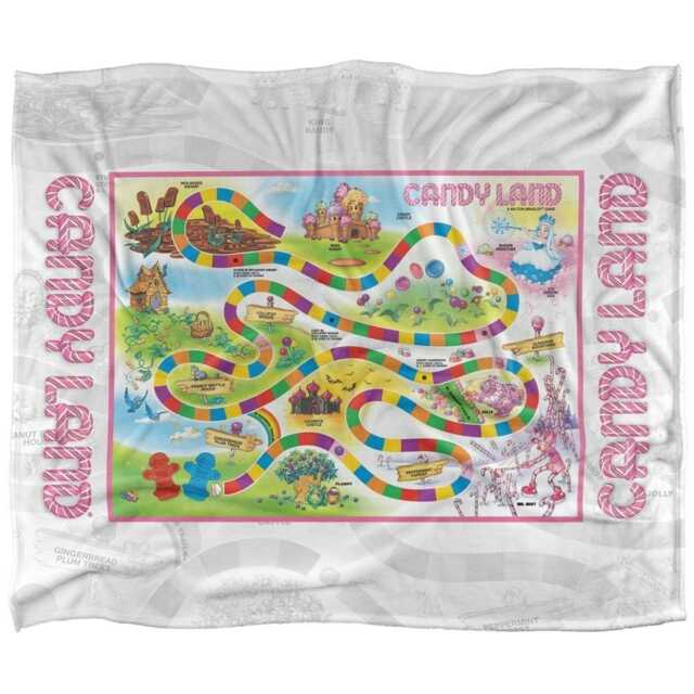 Candy Land Game Scene Blanket - Multicoloured - One Size
