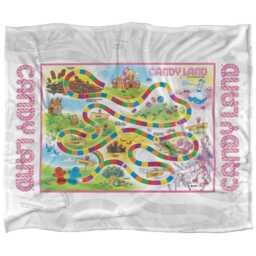 Candy Land Game Scene Blanket - Multicoloured - One Size