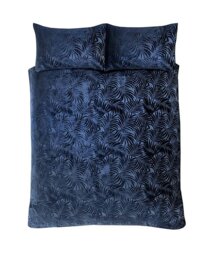 Paloma Floral Cotton Duvet Cover Set with Pillowcase Blue Single 1