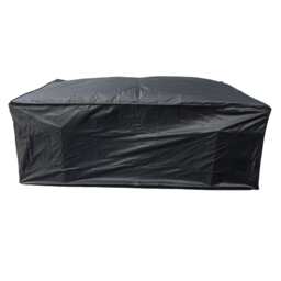 KCT Weatherproof Outdoor Garden Patio Rattan Furniture Cover Rectangular Small - 170 x 94 x 70cm Black Small 1