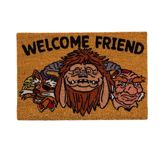 Labyrinth Welcome Friend Door Mat Brown Brown One Size 1