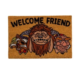 Labyrinth Welcome Friend Door Mat Brown Brown One Size 1