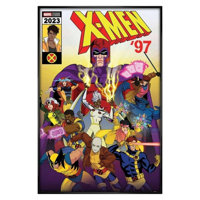Gloss Black Framed X-Men '97 Comic Cover Art Maxi Poster Multi