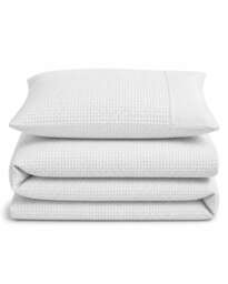 Velosso Waffle Weave Duvet Cover & Pillowcase Set