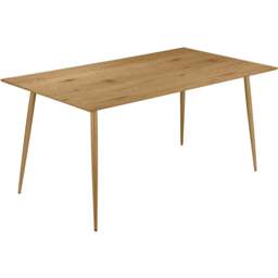 Monza Table 160 centimeter in Oak/Oak Brown Oak