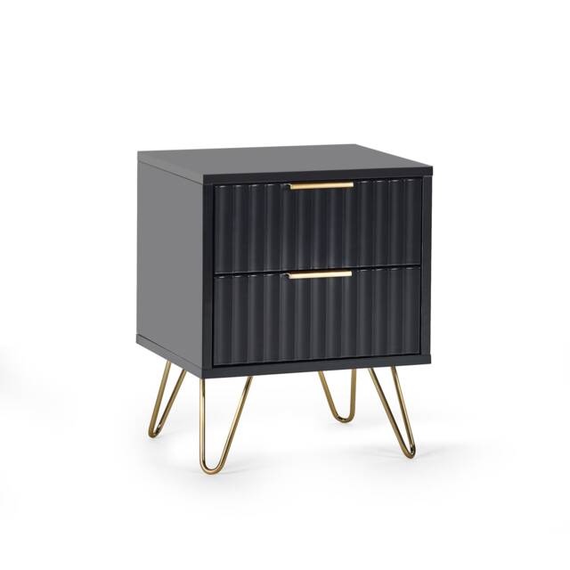 Stylish Bellano Lamp Table in Black