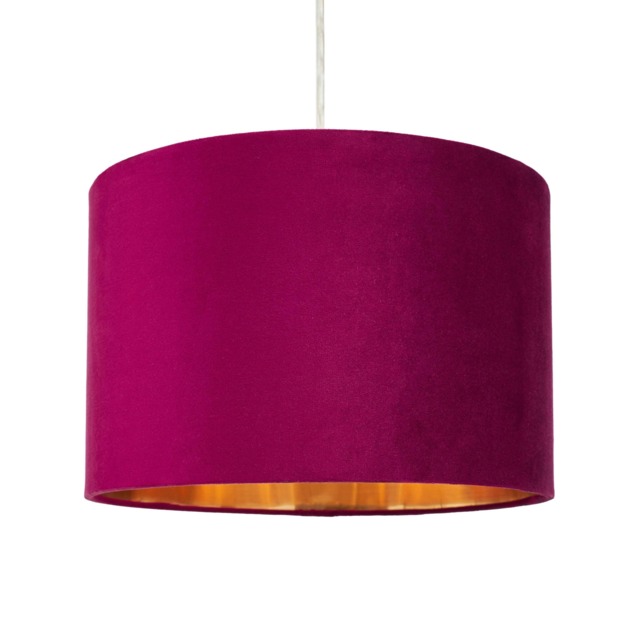 BHS Velvet Easy Fit Light Shade, Red Red Red 1