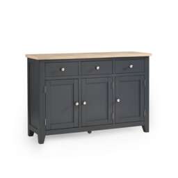 Premium Ainsley Sideboard in Dark Grey and Oak