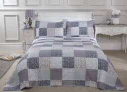 Worcester Bedspread for Single Bed Blue Blue Blue