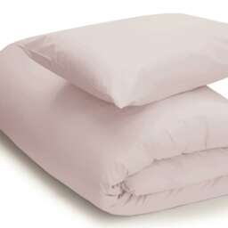 Belledorm Easycare Percale Duvet Cover - Powder Pink - Superking