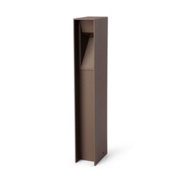 Til LED Outdoor Bollard Rust Brown IP65 2700K No Driver