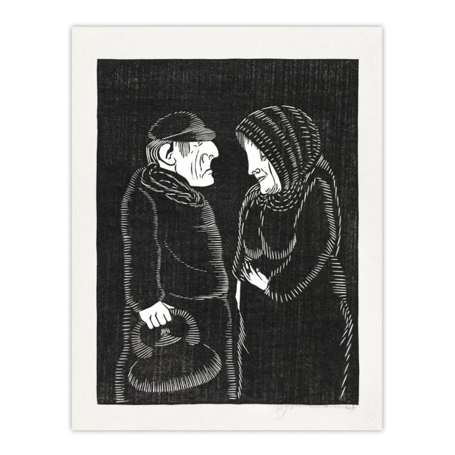 Fantasy Man and woman Samuel J De Mesquita Huge Wall Art Print 18X24 In