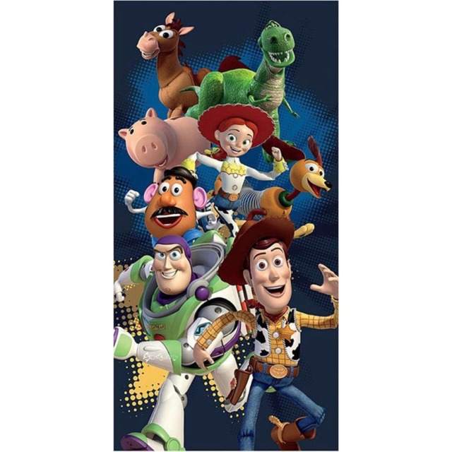 Toy Story The Great Escape Characters Towel Multi Multicoloured One Size 1