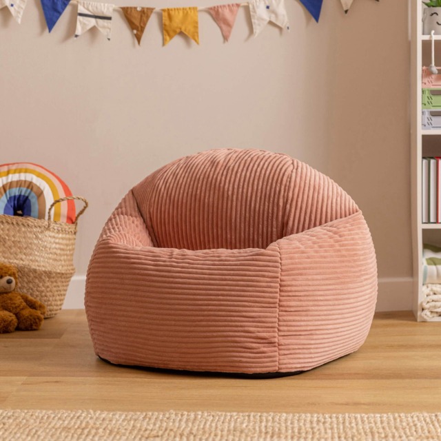 icon Kids High Rest Beanbag Corduroy Dawn Pink