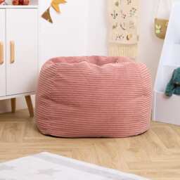 Kids High Rest Beanbag Corduroy Dawn Pink Pink Dawn Pink 1