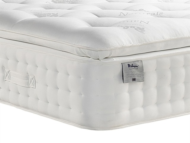 Relyon Chiltern Natural Luxury Pillowtop 2500 Mattress White King