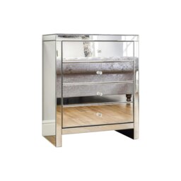Mirrored Chest of Drawers 4 Drawer