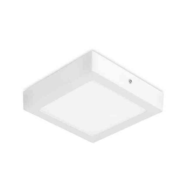 Easy Surface Integrated LED Square Downlight Matt White - Cool White