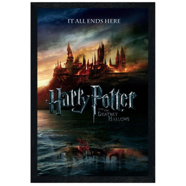 Black Wooden Framed The End of an Era Maxi Poster Multi