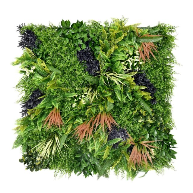 True Products Premium Artificial Living Wall Green Plant Panel 1m x 1m - Charm A
