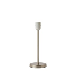ValueLights Charlie Brushed Chrome Table Lamp Base Only