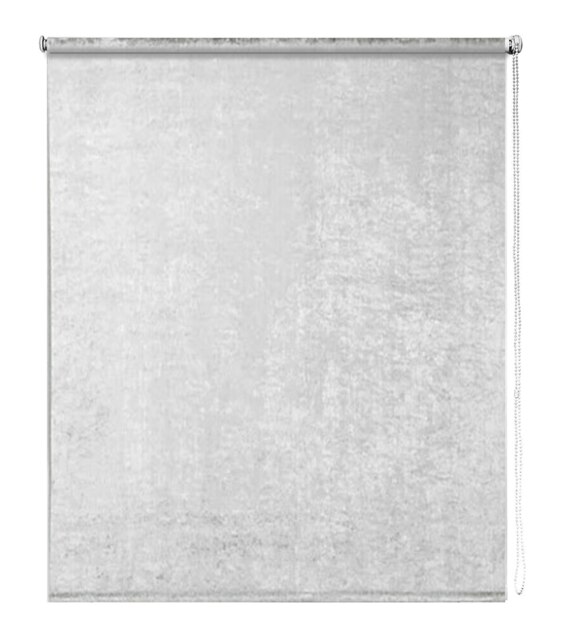 65cm Light Grey Crushed Velvet Roller Blinds Grey Grey
