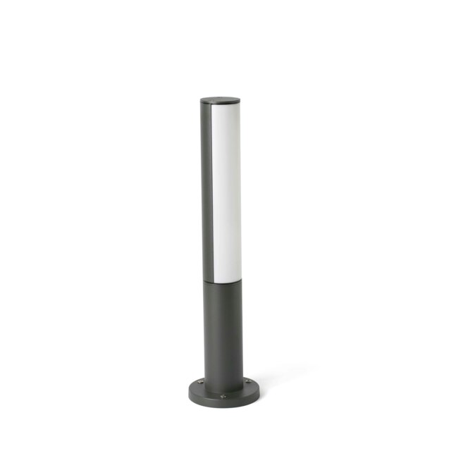 Beret LED Outdoor Short Bollard Light Dark Grey IP54