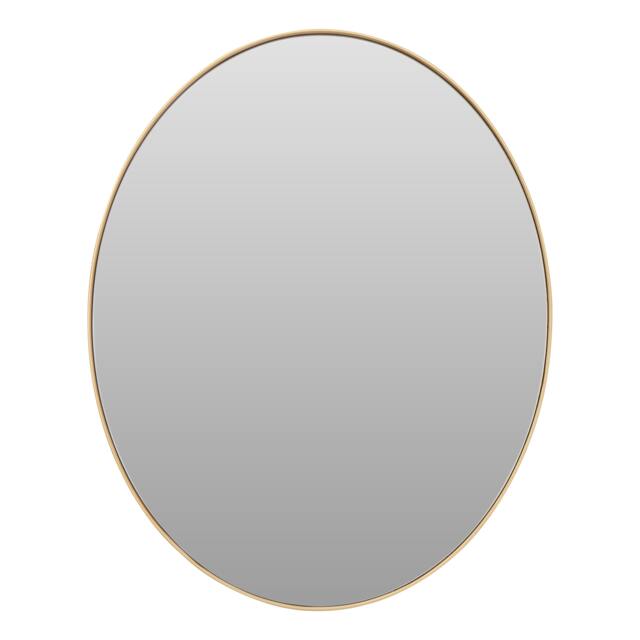 Helen Medium Gold Finish Oval Wall Mirror Gold