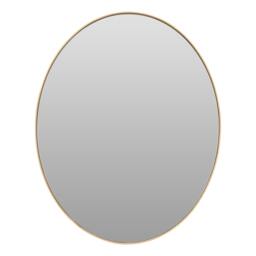 Helen Medium Gold Finish Oval Wall Mirror Gold