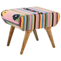 Interiors by Premier Cefena Multicolour Footstool