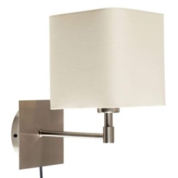 ValueLights Sheldon Chrome Indoor Wall Light and Bulb