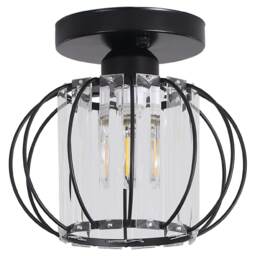 Living and Home Metal Lantern-Shaped Pendant Light