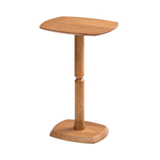 Firma Side Table Solid Wood Bedside Table for Living Room and Bedroom Brown Mid Tone Honey 1