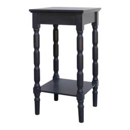 Hill Interiors Contour Collection Side Table Black Black 1