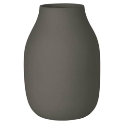 Blomus Colora Ceramic Vase L - Steel Grey