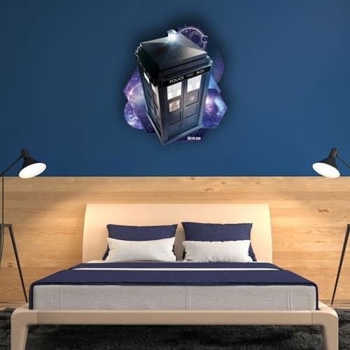 Tardis Time And Relative Dimension In Space Wall Art 72cm