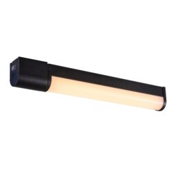 Nordlux Malaika Indoor Wall Light Black Aluminium Intergrated LED On-Fixture Switch - Mains Powered, IP44 Black Black