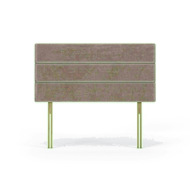 Milan Mink Naples Velvet Headboard Single Multi
