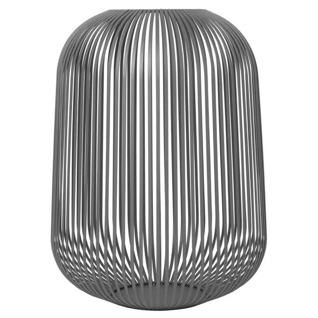Blomus Lito Lantern Candle Holder L- Steel Gray