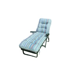 Sandbanks Deluxe Sunbed - L58 x W115 x H99 cm - Blue