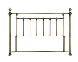 6ft Super King Brass Finish,Traditional Antique Victorian Metal Headboard Bed Head End Multi Antique Brass 6ft Super King