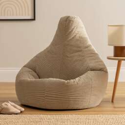 Dalton Medium Beanbag Corduroy Natural Beige Cream Natural 1
