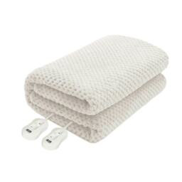 Alva London - Electric Under Blanket - Double - Coral Fleece - Fitted Elastic - 135x190cm